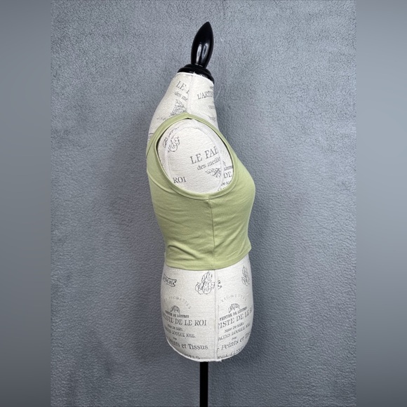 Billabong Rerun Tank Cropped Tank Top Avocado  Green Women’s Small NWOT - Picture 5 of 14